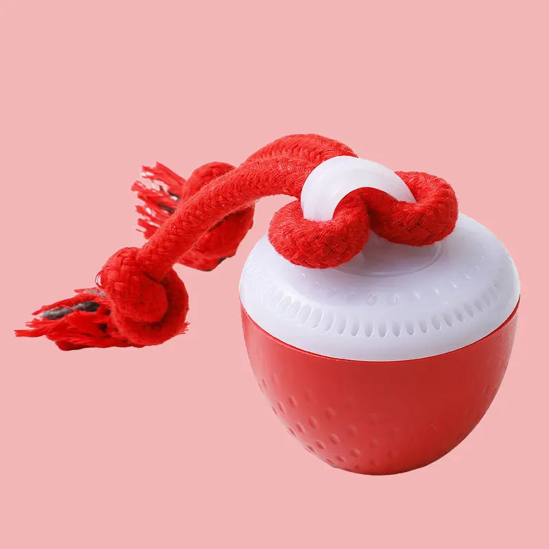 Durable Electric Chew Dog Ball with Teeth Grinding Sound for Boredom Relief