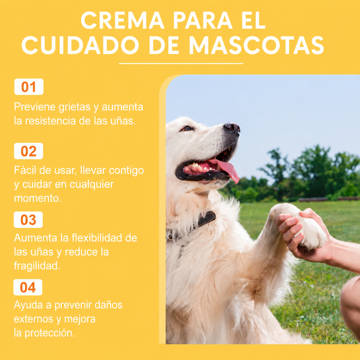 Bálsamo Hidratante para Patas de Mascota
