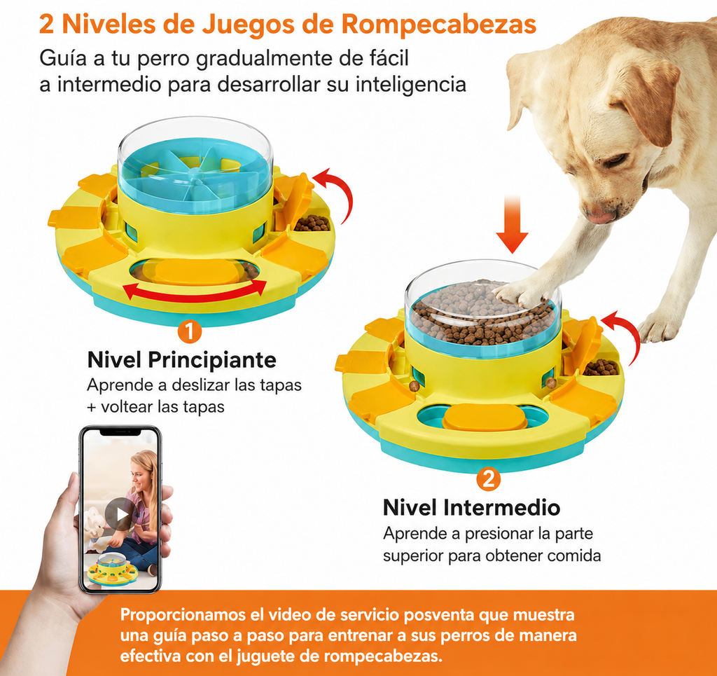 Juguete Interactivo para Perros 2 en 1